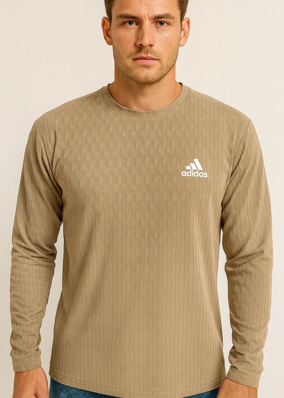 VELOCITY LONG-SLEEVE SHIRT-TAN