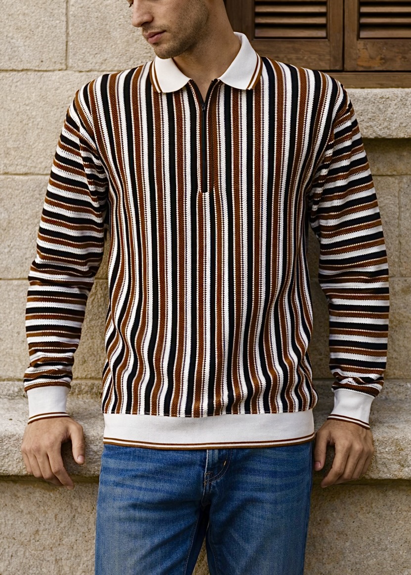 Signature Comfort Polo-BROWN